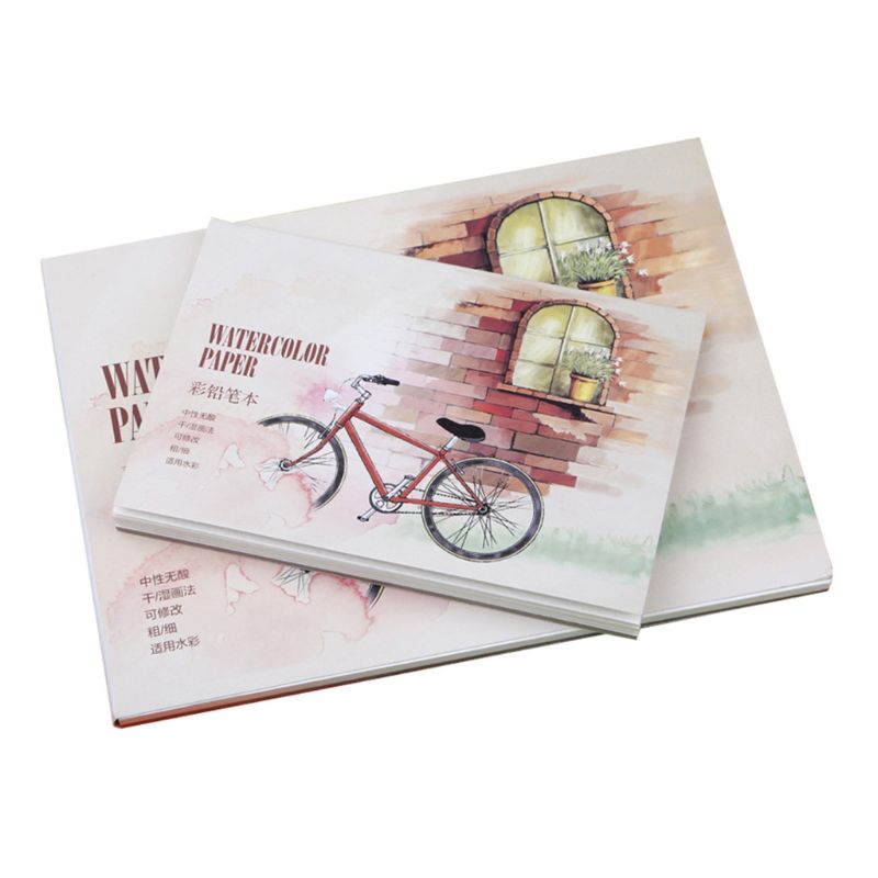 A5 A6 Watercolor Sketchbook 12 Sheets Drawing Painting Paper