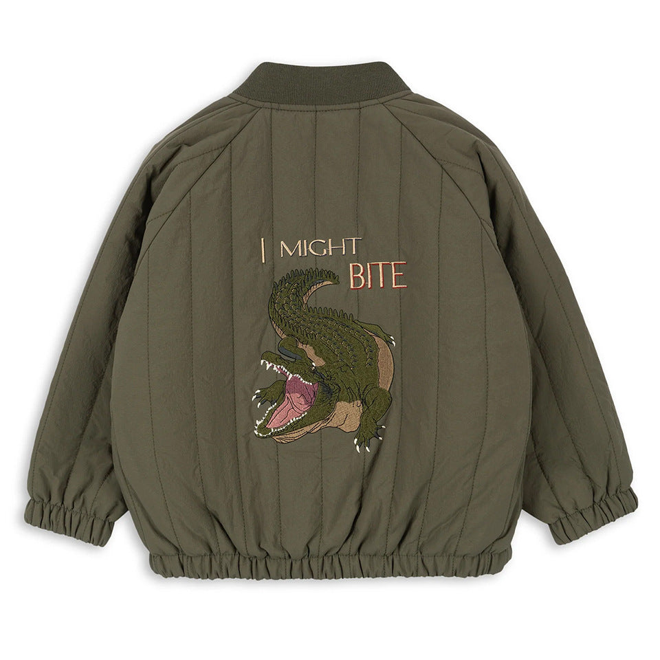 Children's Cotton Clothes Animal Zipper