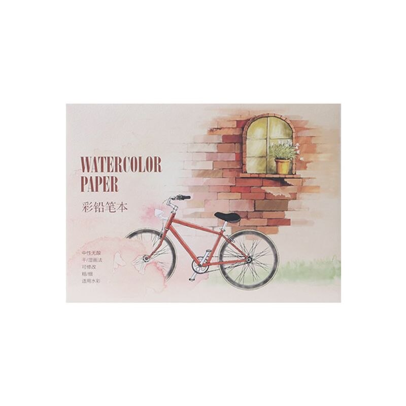 A5 A6 Watercolor Sketchbook 12 Sheets Drawing Painting Paper