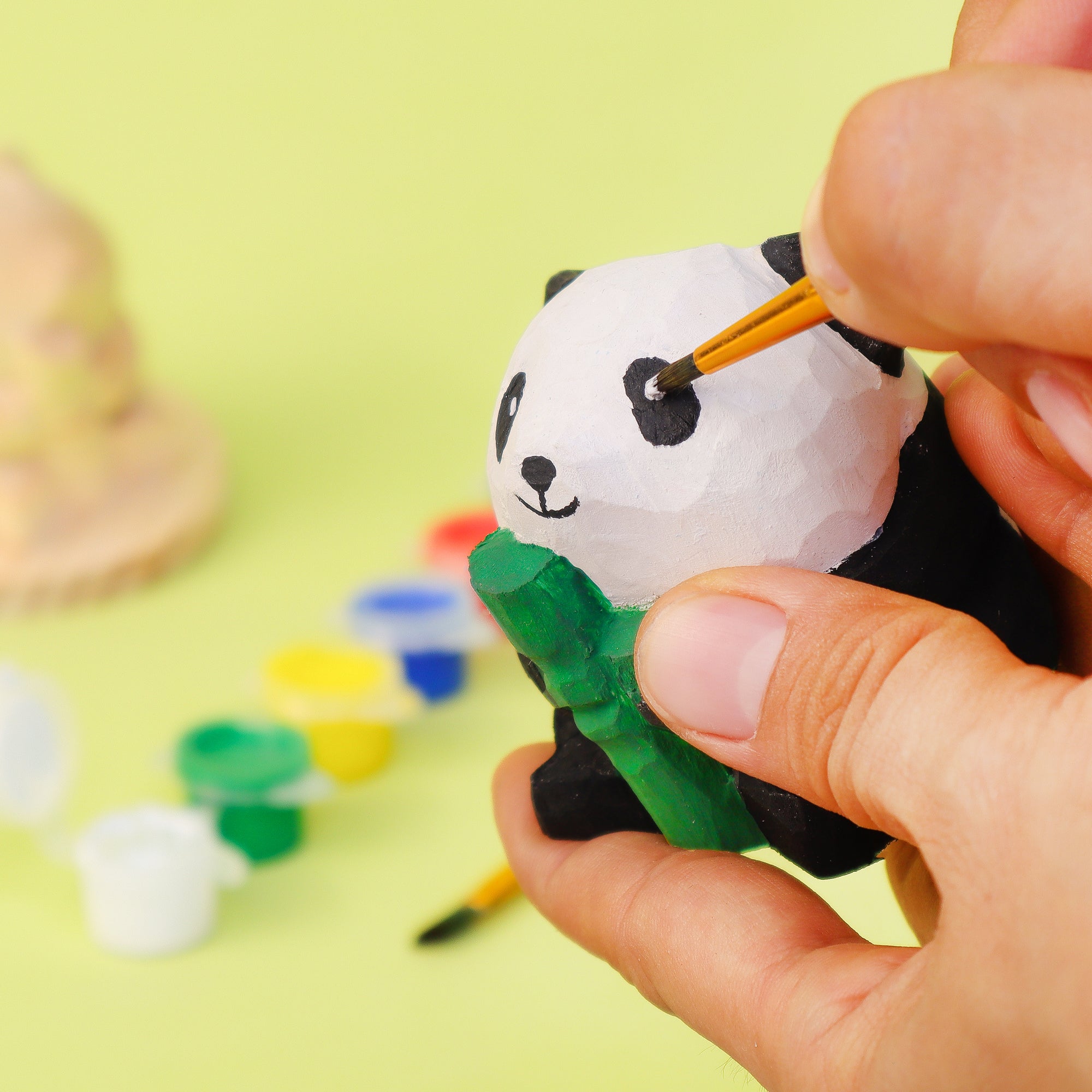 Paint Your Own Wooden Panda DIY Craft Kit Cute