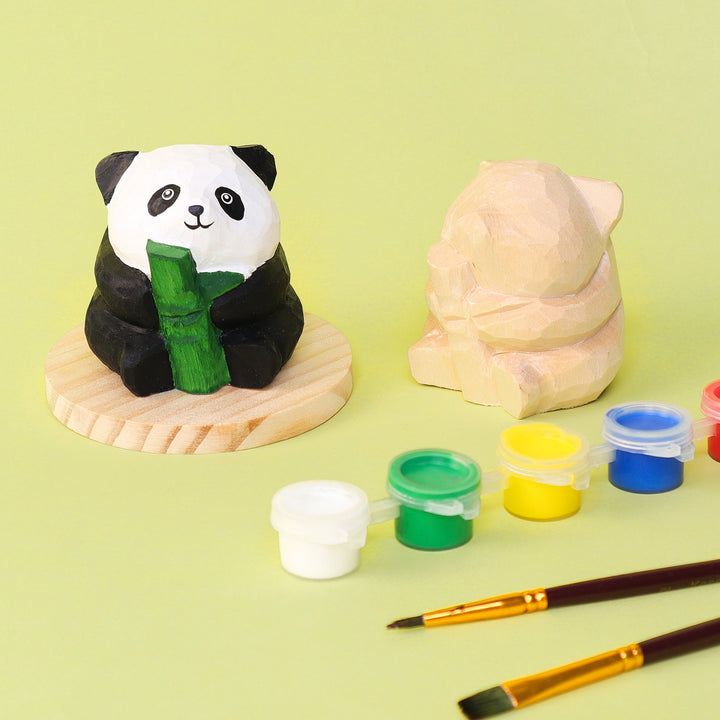 Paint Your Own Wooden Panda DIY Craft Kit Cute