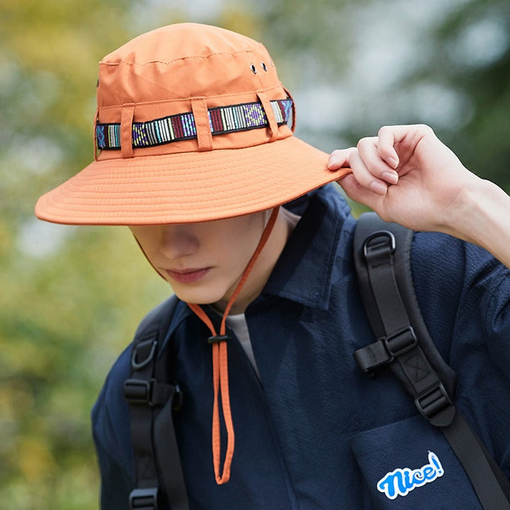 Western Cowboy Hat Wide Brim Sun Protection Outdoor Travel