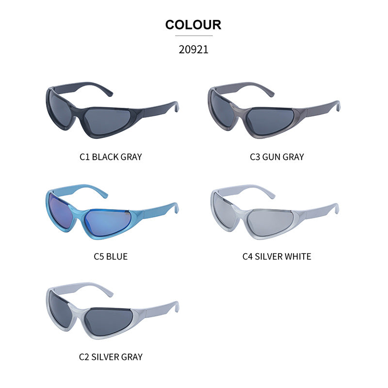 Windproof Sports Sunglasses Y2K Style Outdoor UV Protection Unisex