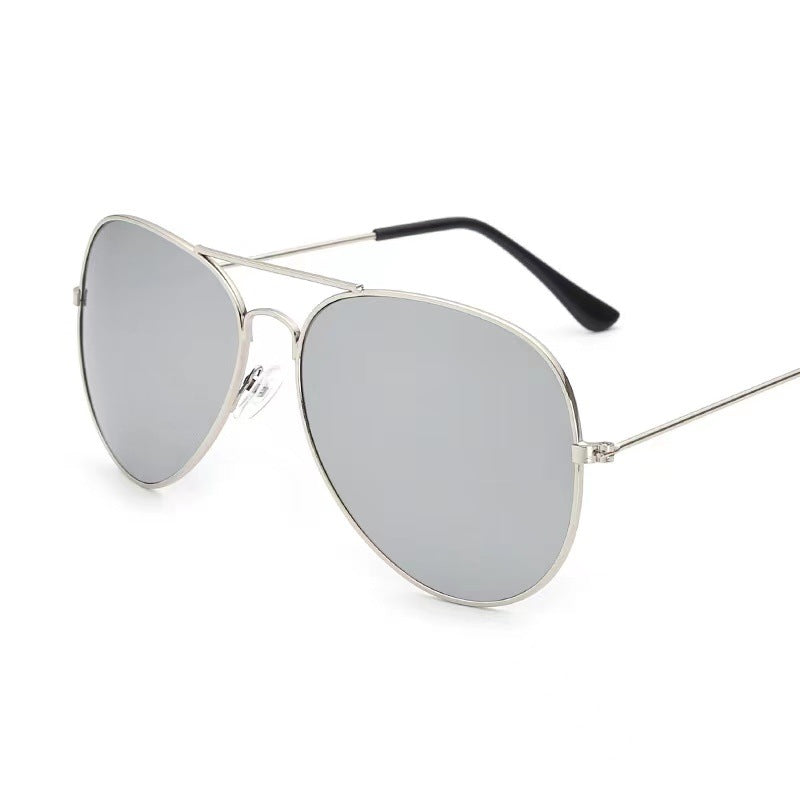 Colorful Pilot Sunglasses Reflective Lens Unisex Classic Aviator Style