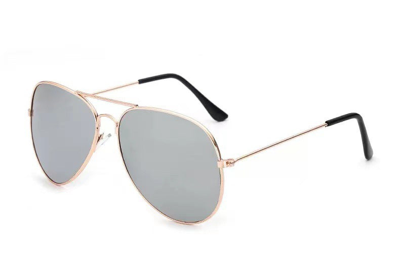 Colorful Pilot Sunglasses Reflective Lens Unisex Classic Aviator Style