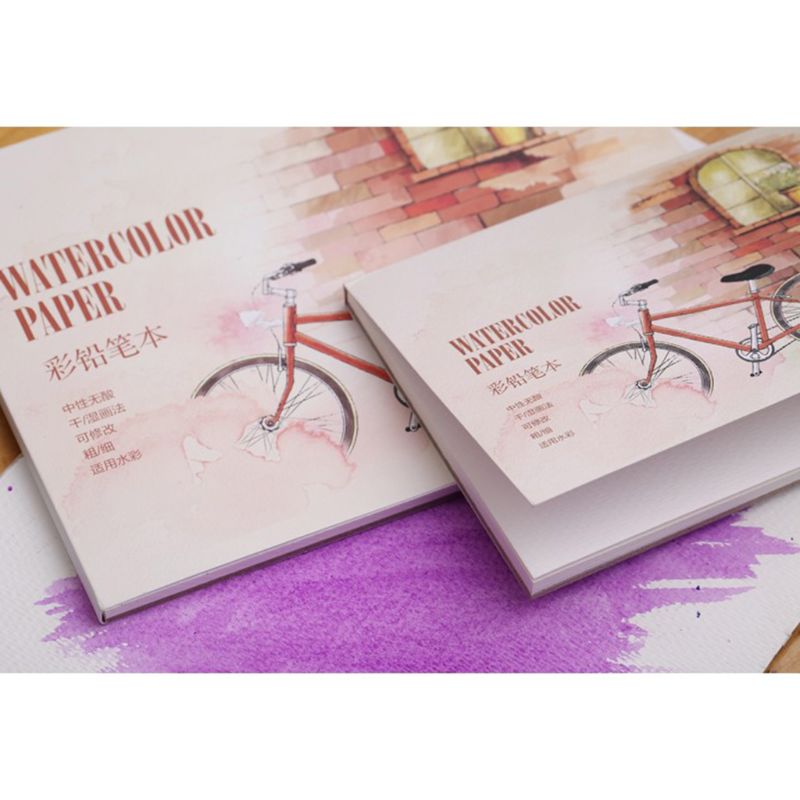 A5 A6 Watercolor Sketchbook 12 Sheets Drawing Painting Paper
