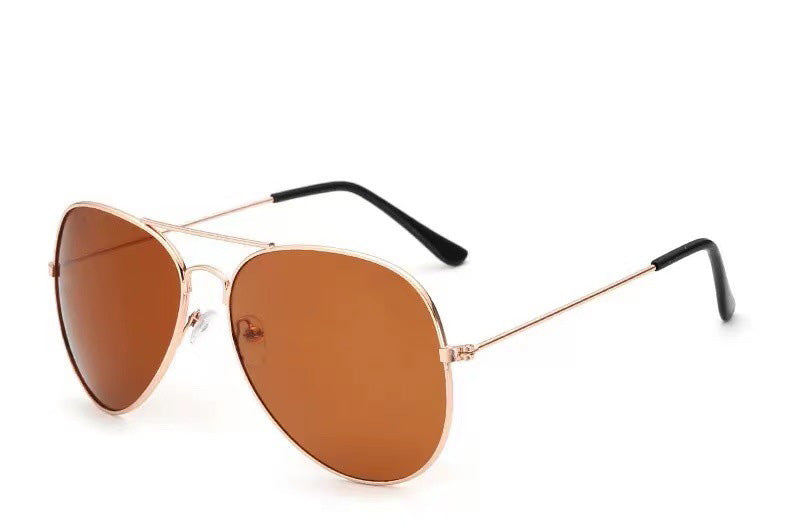 Colorful Pilot Sunglasses Reflective Lens Unisex Classic Aviator Style