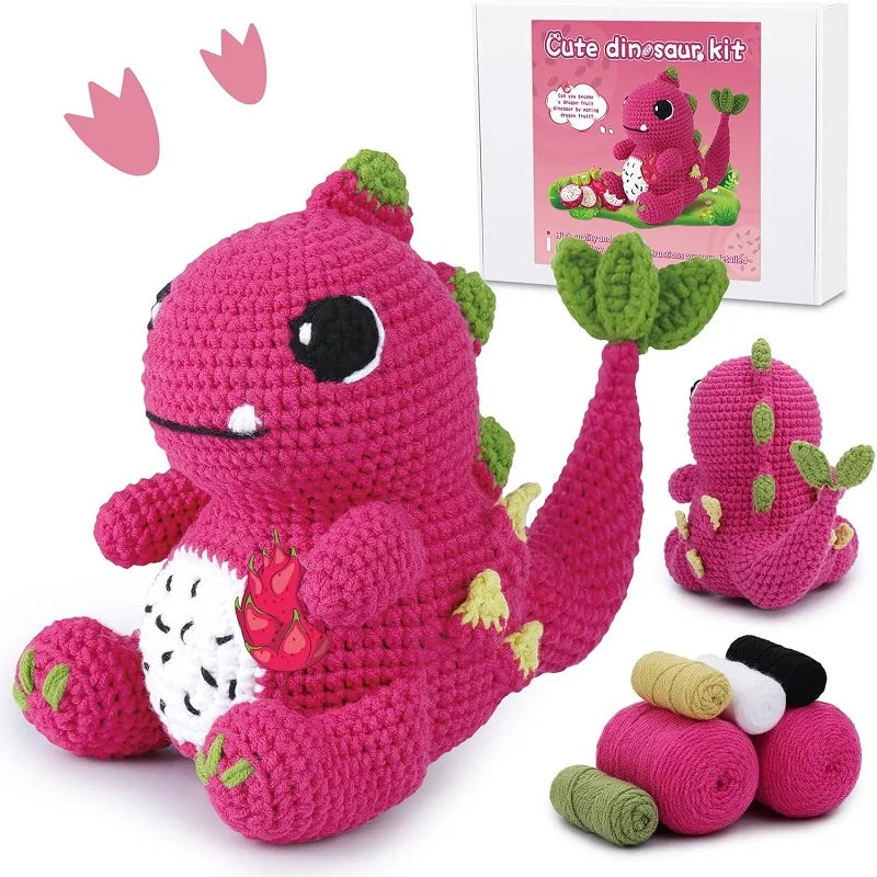 Crochet Animal Kit Beginner Yarn Hook DIY Craft