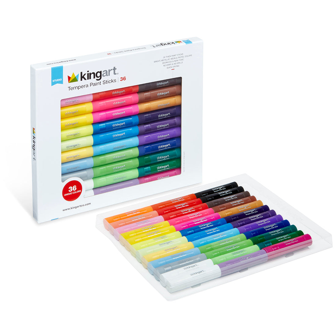 Tempera Paint Sticks 36 Colors