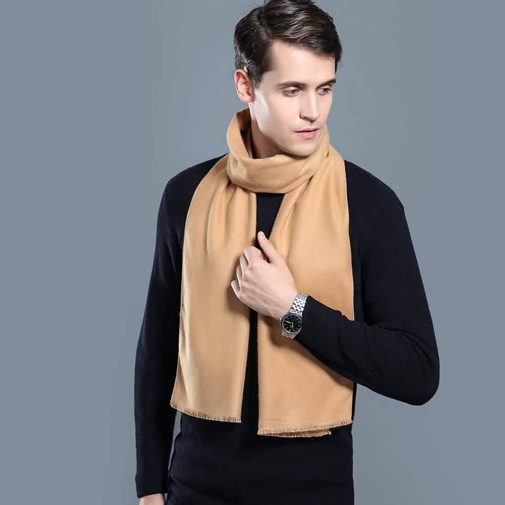 Mens Winter Cashmere Fashion Formal Soft Scarves