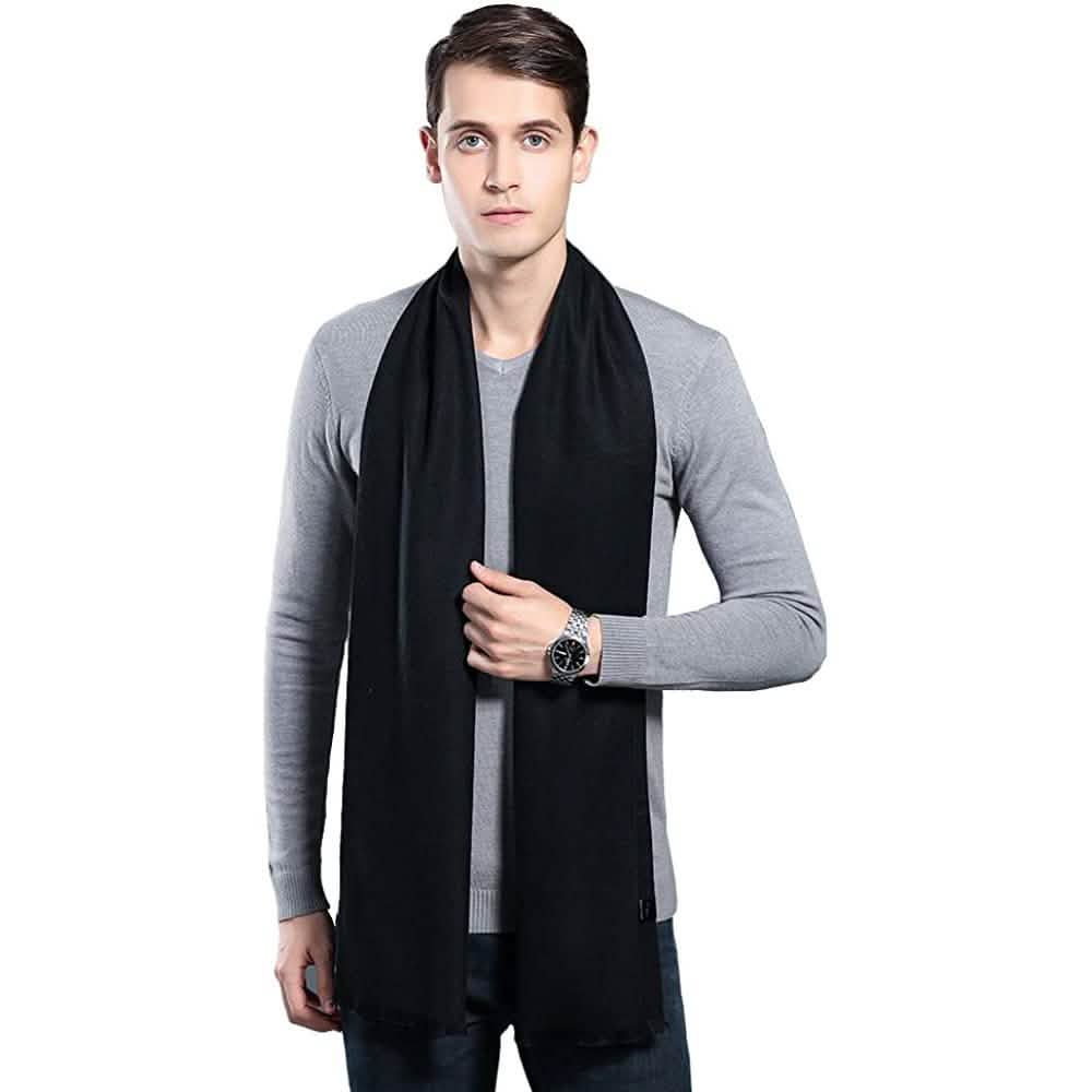 Mens Winter Cashmere Fashion Formal Soft Scarves