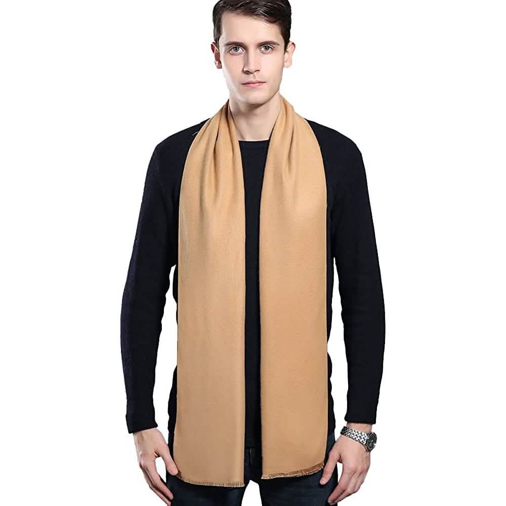 Mens Winter Cashmere Fashion Formal Soft Scarves