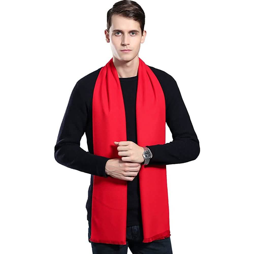 Mens Winter Cashmere Fashion Formal Soft Scarves