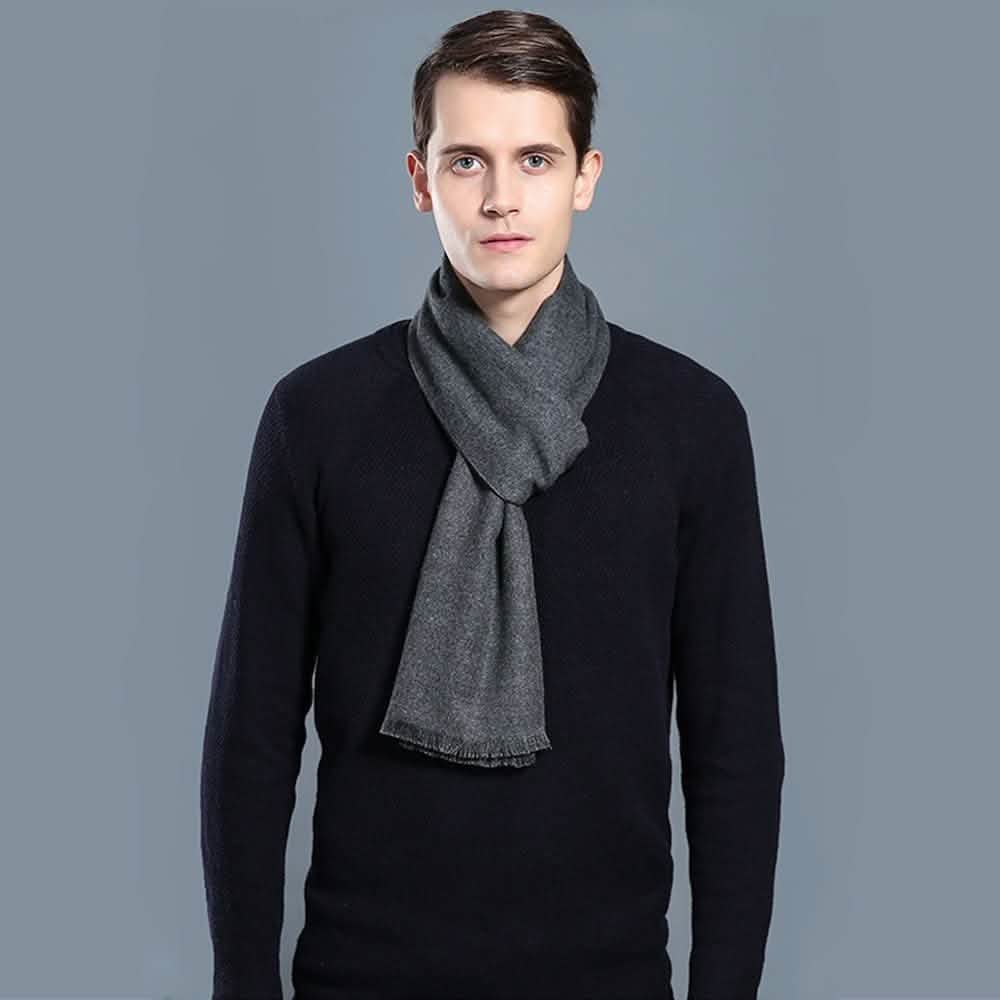 Mens Winter Cashmere Fashion Formal Soft Scarves